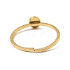 304 Stainless Steel Adjustable Open Cuff Rings LS-RJEW-Q806-01G-06-3