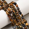 Natural Pietersite Beads Strands G-A286-A01-01-1