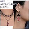 50Pcs Halloween Theme Alloy Enamel Pendants ENAM-ME0001-08-5