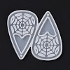 DIY Teardrop with Spider Web Pendants Silicone Molds DIY-D060-11-2