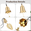 Brass Bell Pendants HJEW-WH20816-010G-C-5