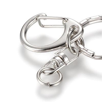 Alloy Keychain Clasp Findings PALLOY-T010-07P-1
