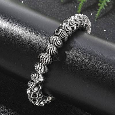 304 Stainless Steel Stretch Bangles for Women LS-BJEW-P315-02D-P-1