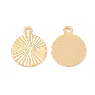 Brass Charms X-KK-R037-223G-1