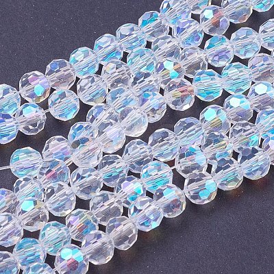 Electroplate Glass Beads Strands LS-EGLA-J042-6mm-AB03-1