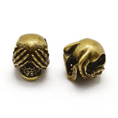 Brass Micro Pave Grade AAA Cubic Zirconia Beads ZIRC-G100-56AG-NR-1