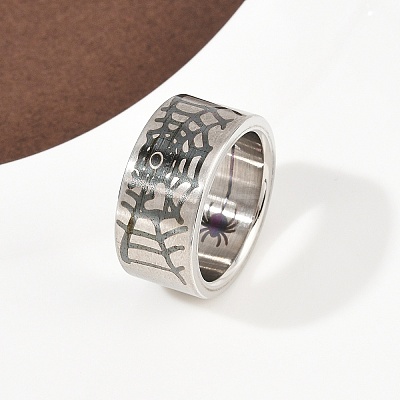 304 Stainless Steel Finger Rings RJEW-A074-02P-1
