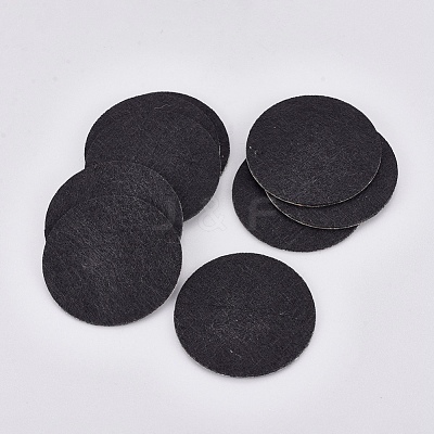Self-adhesive Felt Fabric Circles X-DIY-WH0167-67D-1