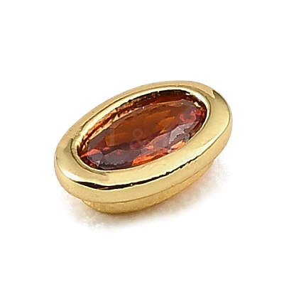 Brass Pave Cubic Zirconia Cabochons CU-CBA30E8-04G-02-1