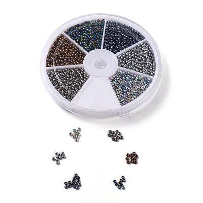 12/0 Grade A Electroplated Glass Seed Beads SEED-JP0007-11-1