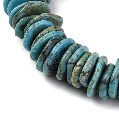 Graduated Synthetic Turquoise Beads Strands G-A237-01D-1