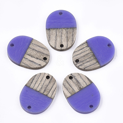 Resin & Wenge Wood Links connectors RESI-S367-11A-03-1