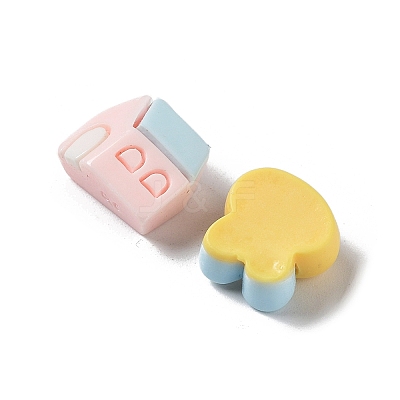Opaque Resin Cabochons X1-CRES-M026-01-1