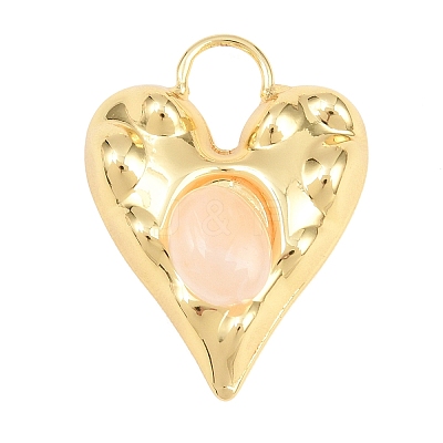 Natural Rose Quartz Pendants GG-G001-02G-05-1