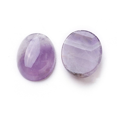 Natural Amethyst Cabochons G-A174-05D-18x25mm-1