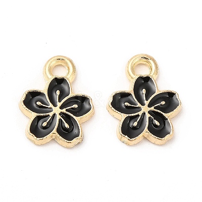 Alloy Enamel Charms ENAM-C005-34G-1