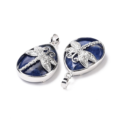 Natural Sodalite Pendants G-G900-01P-09-1