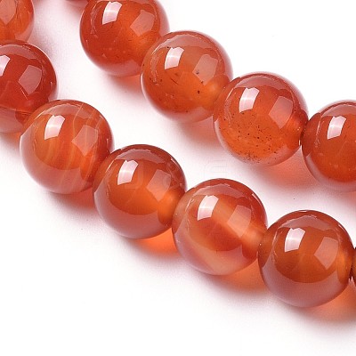 Natural Agate Beads Strands G-I261-B04-8mm-1