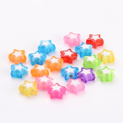 Transparent Acrylic Beads TACR-S116-M-1