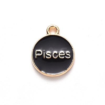 Alloy Enamel Pendants LS-ENAM-S124-01B-08H-1