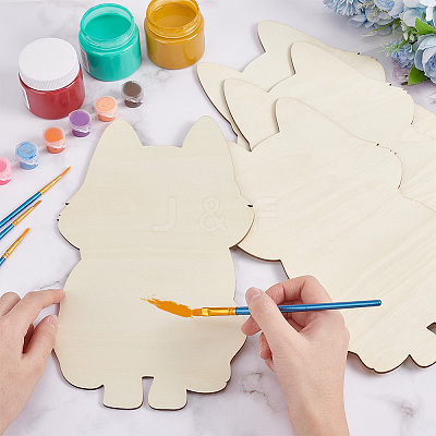 Unfinished Wood Pieces DIY-WH0002-61H-1