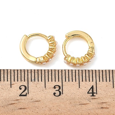 Brass Hoop Earrings EJEW-D337-14B-G-1