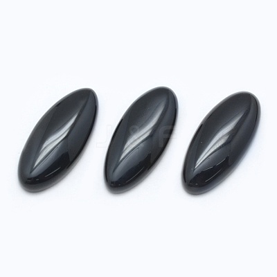 Natural Obsidian Cabochons G-E491-I-02-1