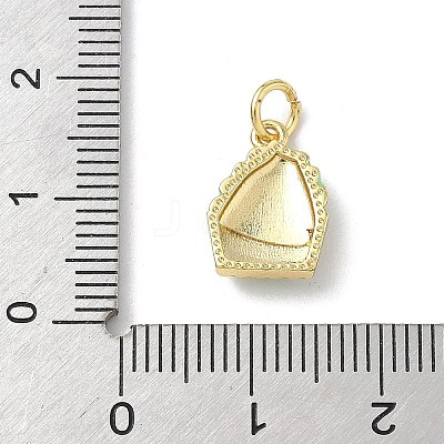 Brass Enamel Pendants KK-B155-05G-02-1