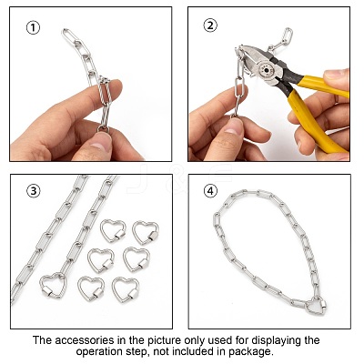 Brass Screw Carabiner Lock Charms KK-T047-04P-1