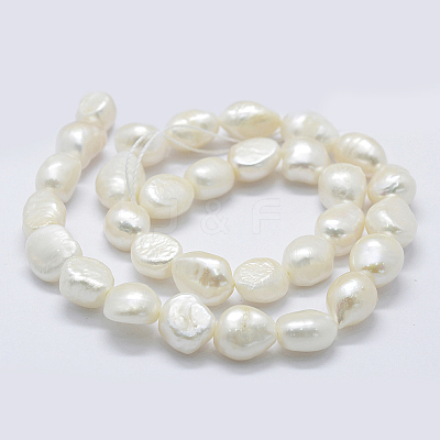 Natural Cultured Freshwater Pearl Beads Strands PEAR-K004-06A-1