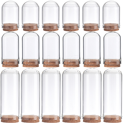 12Pcs 3 Styles Glass Dome Cloche Cover AJEW-SC0001-56-1