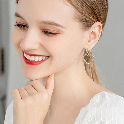 16Pcs 2 Colors 201 Stainless Steel Huggie Hoop Earrings Findings STAS-BBC0008-39B-1
