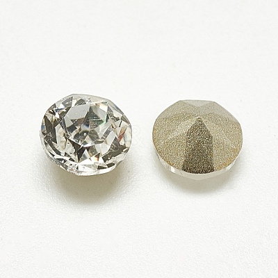 Pointed Back Glass Rhinestone Cabochons RGLA-T110-5mm-001-1