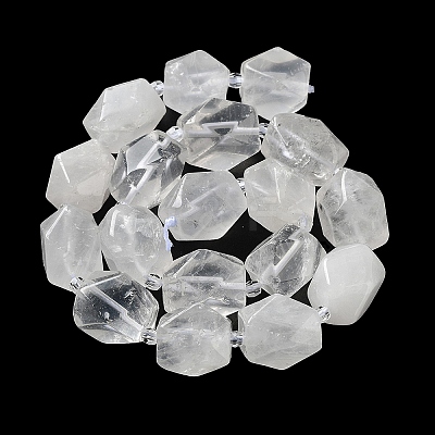 Natural Quartz Crystal Beads Strands G-C182-26-02-1