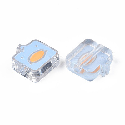Transparent Acrylic Beads ACRC-S039-09-1