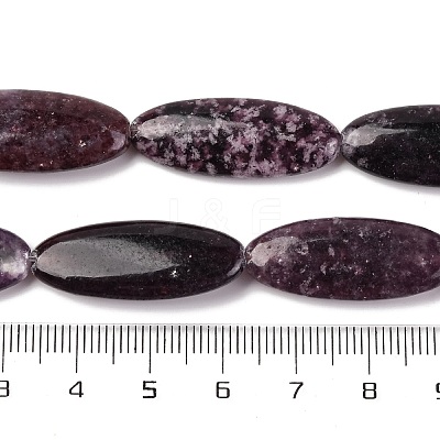 Natural Lepidolite Beads Strands G-B078-E08-01-1