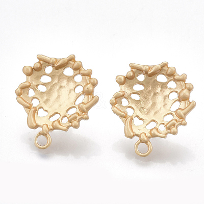 Alloy Stud Earring Findings PALLOY-T065-52-1