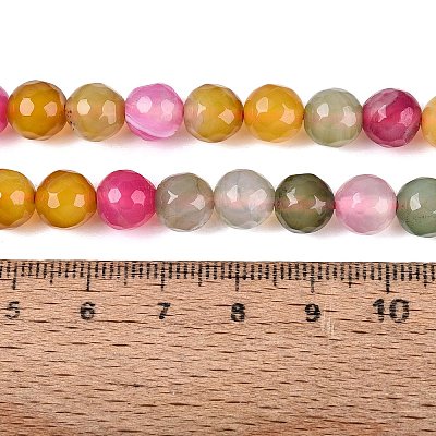 Natural Agate Beads Strands G-Q606-42A-02-1