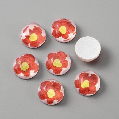 Translucent Resin Cabochons AJEW-TAC0003-07A-1-1
