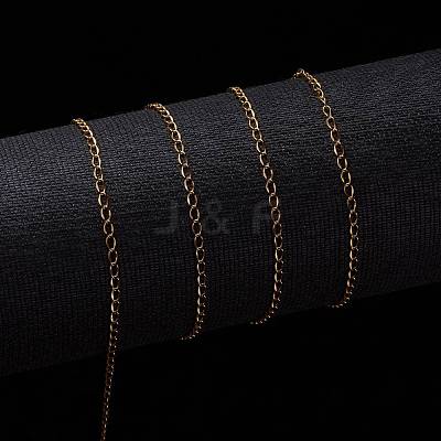 Ion Plating(IP) 304 Stainless Steel Twisted Chains CHS-H007-16G-1