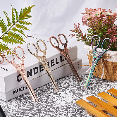 Stainless Steel Scissors TOOL-WH0122-37-1