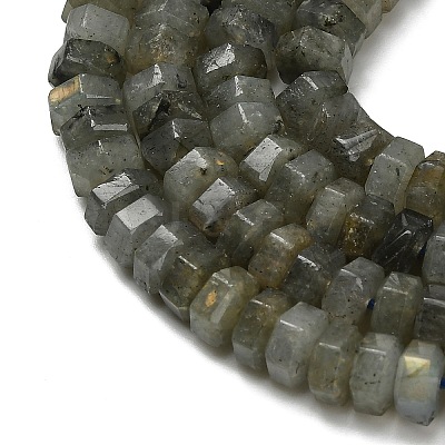 Natural Labradorite Beads Strands G-G317-A10-3x6mm-1
