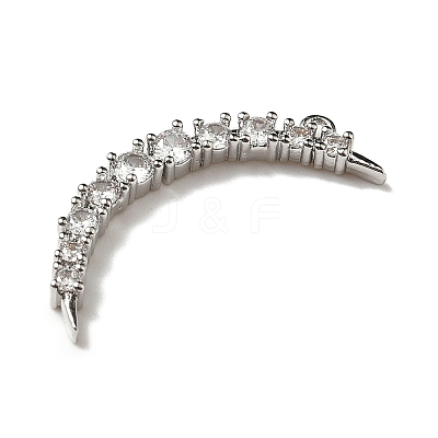 Brass Micro Pave Cubic Zirconia Pendants KK-I276-36P-1