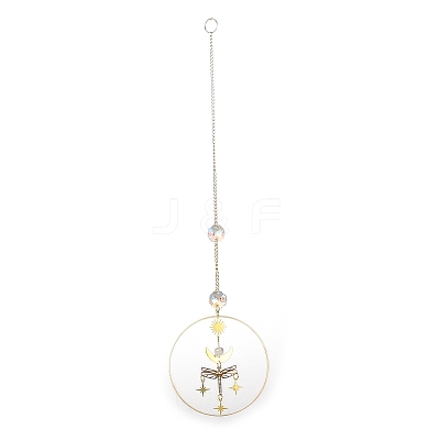Brass Big Pendant Decorations LS-HJEW-M005-03G-03-1