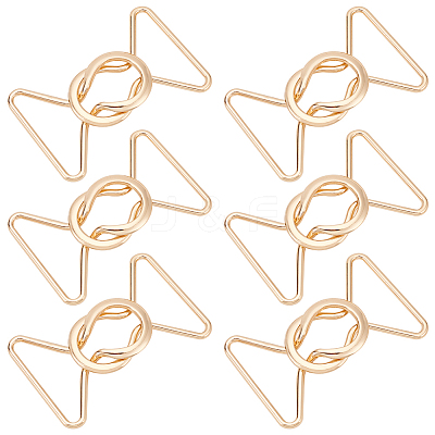 6Pcs Alloy Belt Buckles FIND-BC0004-73G-1