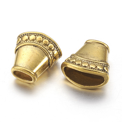 Tibetan Style Bead Cones X-TIBEB-A124175-AG-FF-1