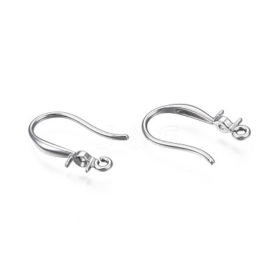 304 Stainless Steel Earring Hooks STAS-S057-61-1