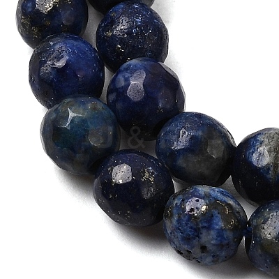Natural Dyed Lapis Lazuli Beads Strands LS-G-G059-6mm-1