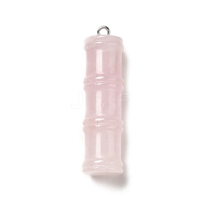 Natural Rose Quartz Pendants G-I340-A15-1