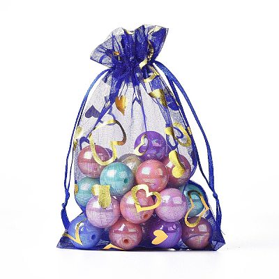 Organza Drawstring Jewelry Pouches OP-I001-B07-1